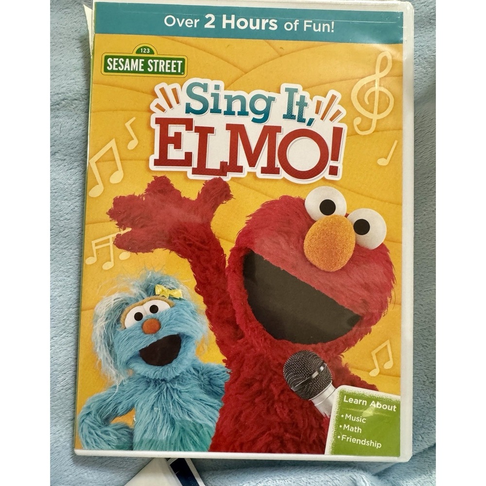 Sesame Street DVD Sing It Elmo! 2016 Musical Educational‎ 120 Mins